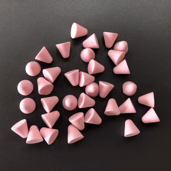 大量仕上げ用の研磨プラスチックメディアの研削、研磨、バリ取り